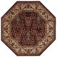 preview thumbnail 43 of 73, Nourison Persian Arts Area Rug Burgundy - 7'9" Octagon - Runner/Round