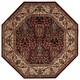 preview thumbnail 75 of 73, Nourison Persian Arts Area Rug Burgundy - 5'3" Octagon - Runner/Round