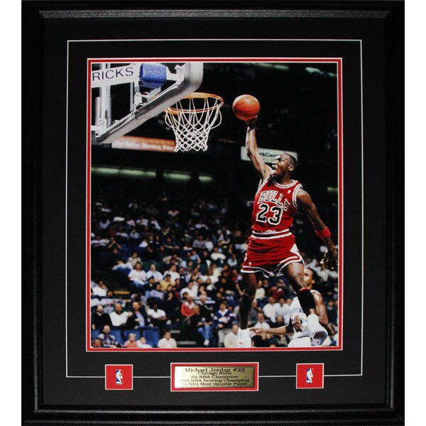 Michael Jordan Chicago Bulls Basketball Nba 16x20-inch Frame