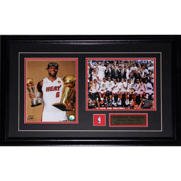 Lebron James Miami Heat 2013 Championship 2-photo Frame