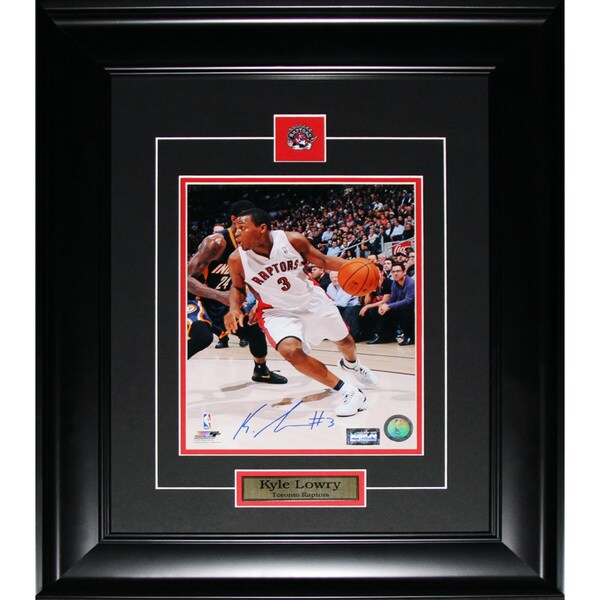 Kyle Lowry Toronto Raptors Signed 8x10-inch Frame