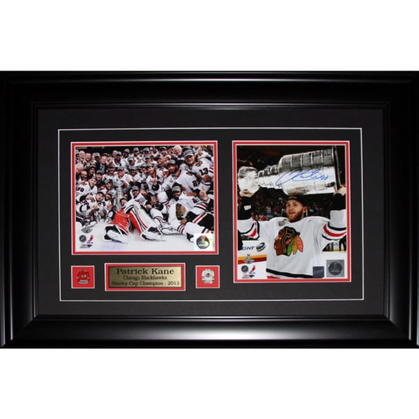 Patrick Kane Chicago Blackhawks 2013 Stanley Cup Signed 2-photo Frame
