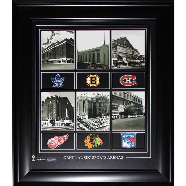 Original Six Arenas 16x20-inch Compilation Frame