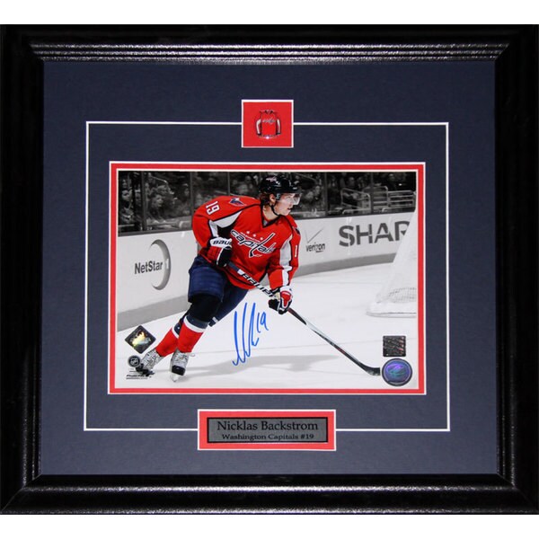 Nicklas Backstrom Washington Capitals Signed 8x10-inch Frame