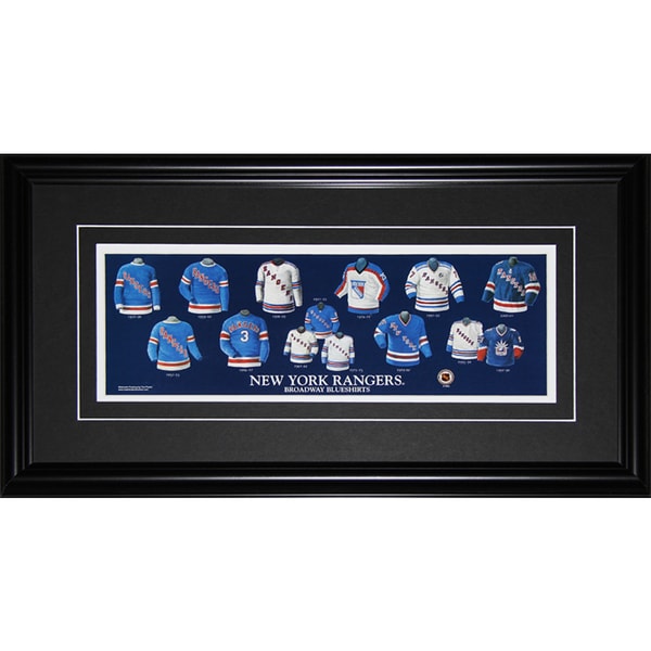 New York Rangers Jersey Evolution Frame