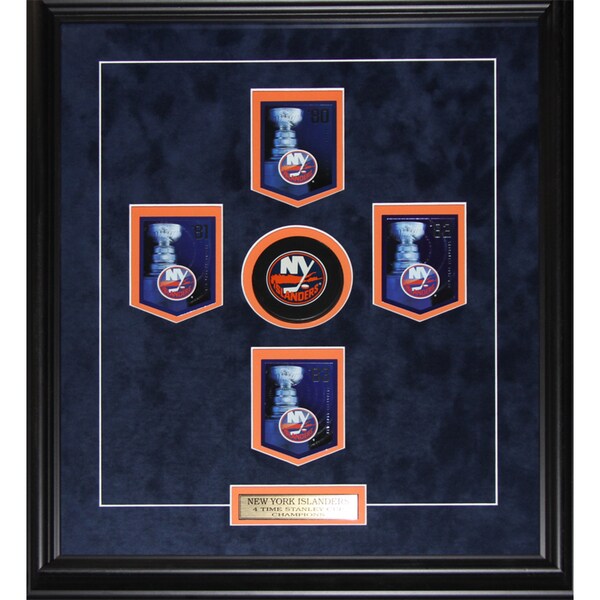New York Islanders Stanley Cup Panini Cards Frame