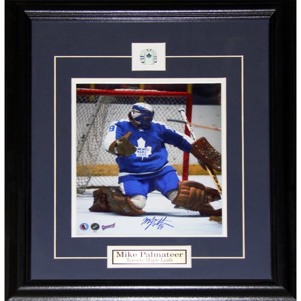 Mike Palmateer Toronto Maple Leafs Signed 8x10-inch Frame