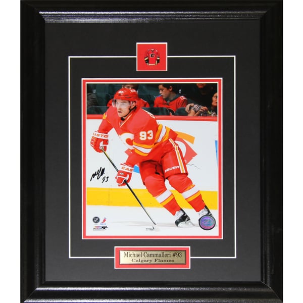 Michael Cammalleri Calgary Flames Signed 8x10-inch Frame