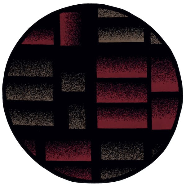 slide 2 of 24, Nourison Modesto Area Rug Black - 7'10" Round - Round