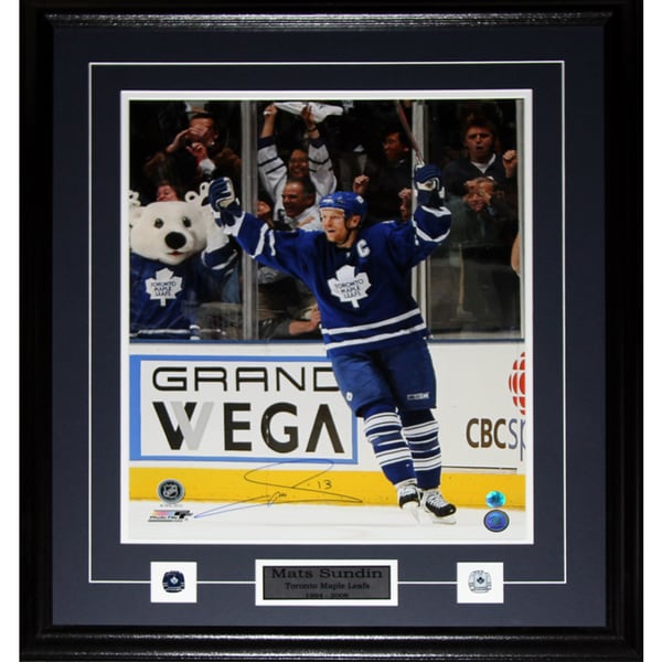 Mats Sundin Toronto Maple Leafs Signed 16x20-inch Frame