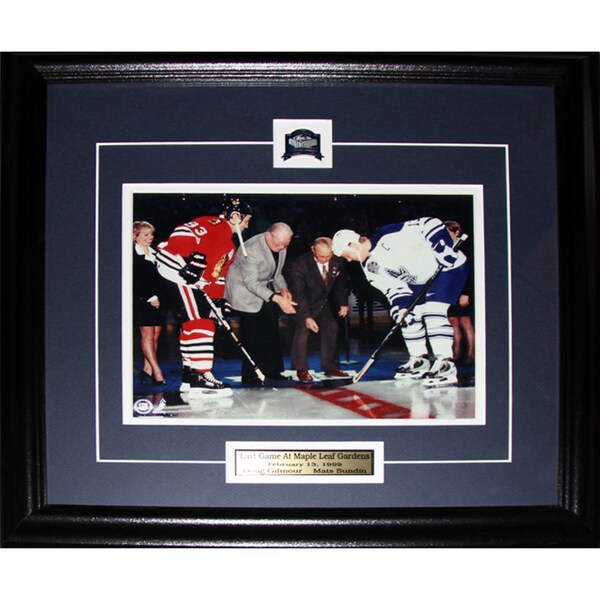 Maple Leafs Gardens Last Game Gilmour Vs. Sundin 8x10-inch Frame