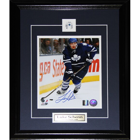 Luke Schenn Toronto Maple Leafs Signed 8x10-inch Frame