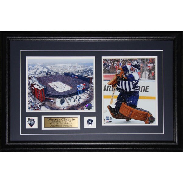 Jonathan Bernier Toronto Maple Leafs 2014 Winter Classic 2-photo Frame
