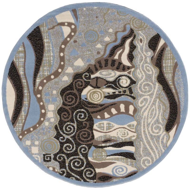 Nourison Modesto Abstract Geometric Area Rug