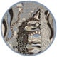 preview thumbnail 23 of 24, Nourison Modesto Abstract Geometric Area Rug 7'10" Round - Blue - Round