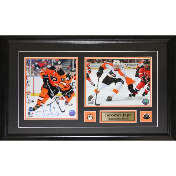 Jaromir Jagr Philadelphia Flyers Signed 2-photo Frame