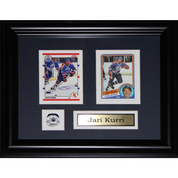 Jari Kurri Edmonton Oilers Nhl 2-card Frame