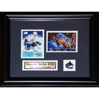 Henrik Sedin Vancouver Canucks 2-card Frame