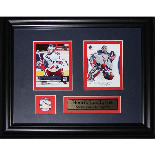Henrik Lundqvist New York Rangers 2-card Frame