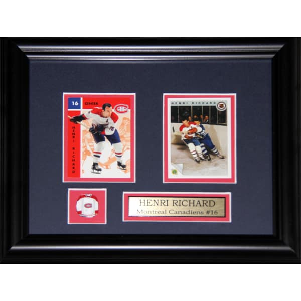 Henri Richard Montreal Canadiens 2-card Frame