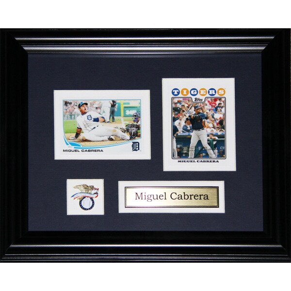Miguel Cabrera Detroit Tigers 2-card Frame