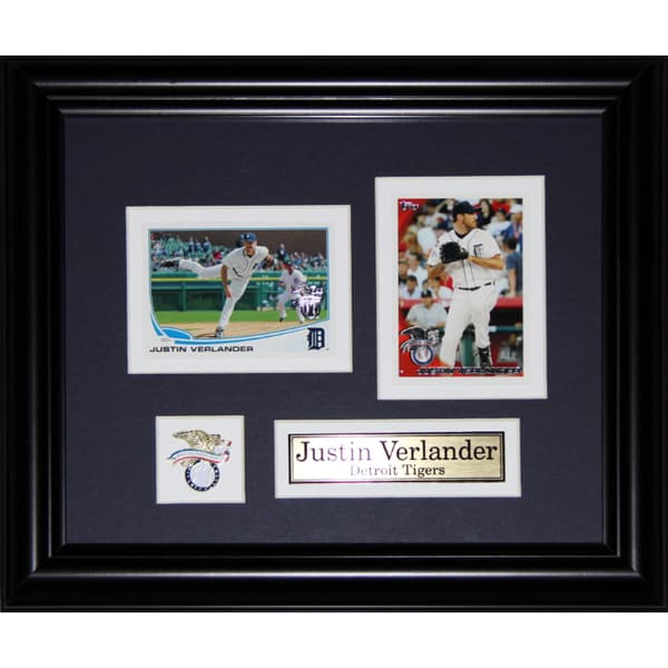 Justin Verlander Detroit Tigers 2-card Frame