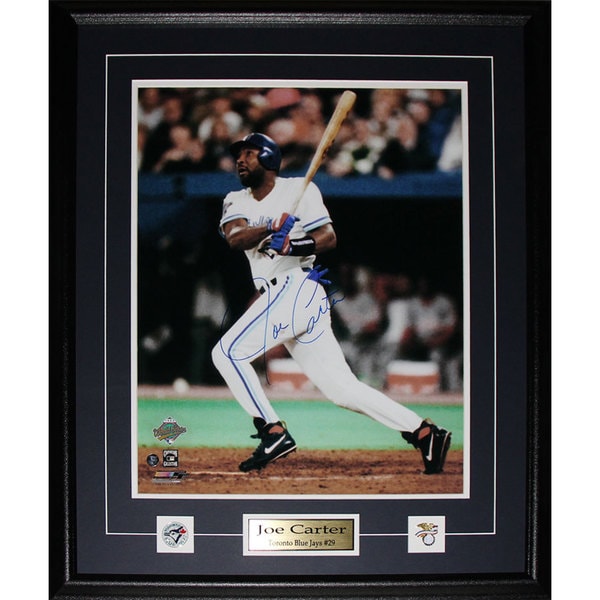 Joe Carter Toronto Blue Jays Signed 16x20-inch Frame