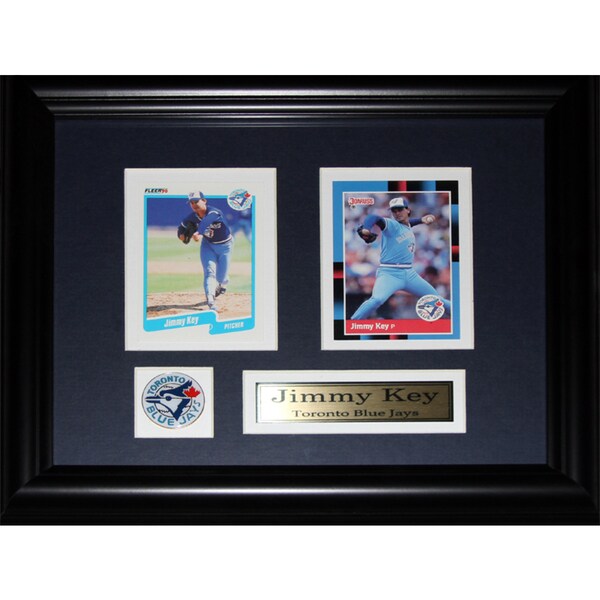 Jimmy Key Toronto Blue Jays 2-card Frame