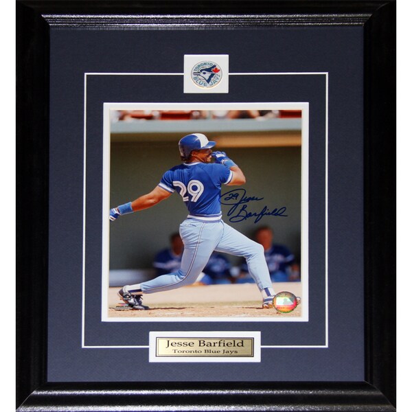 Jesse Barfield Toronto Blue Jays Signed 8x10-inch Frame