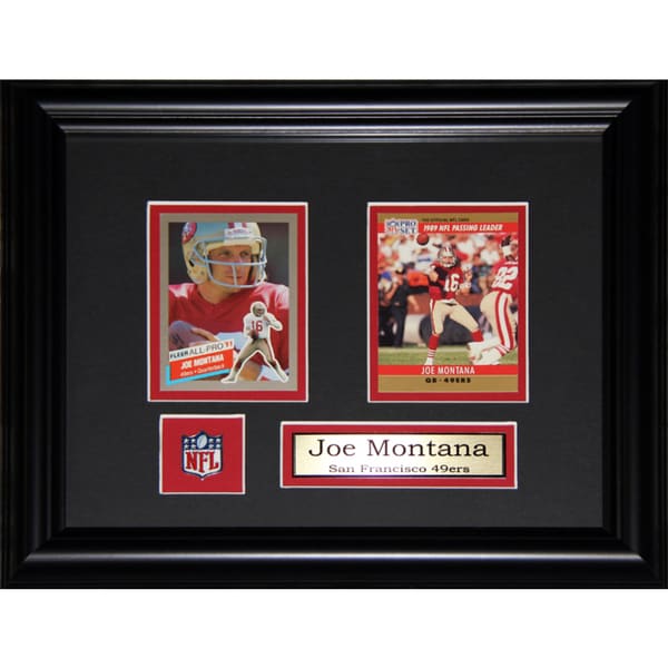 Joe Montana San Francisco 49ers 2-card Frame