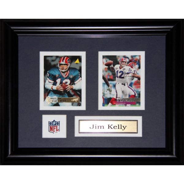 Jim Kelly Buffalo Bills 2-card Frame