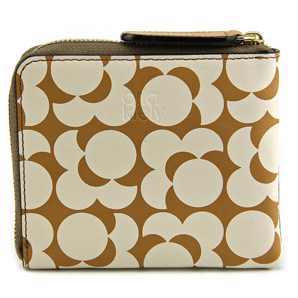 Orla Kiely Women S Printed Synthetic Pocket Small Zip Wallet Handbag Overstock