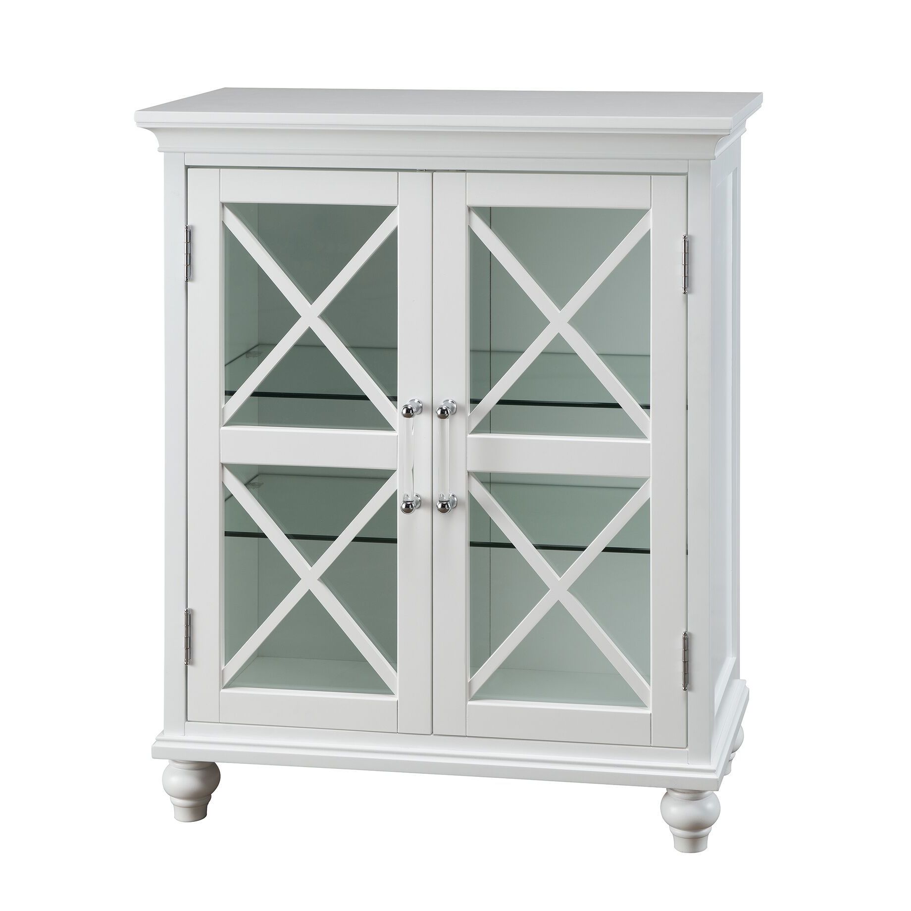 Shop Grayson Floor Cabinet With 2 Doors By Elegant Home Fashions