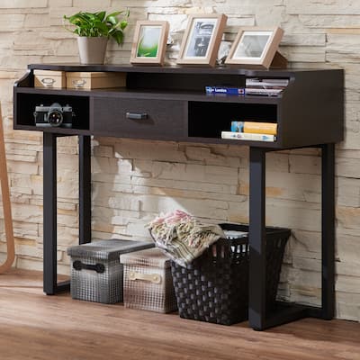Tylene Modern Espresso 47-inch 3-Shelf Console Table by Furniture of America