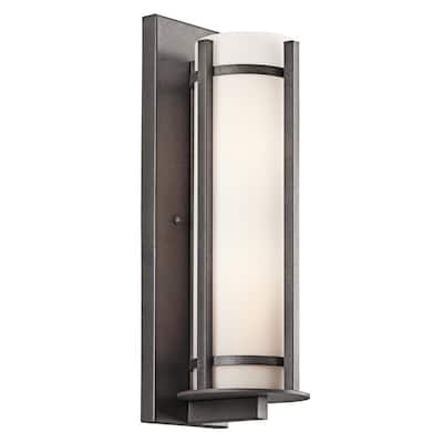 Kichler Lighting Camden Collection 2-light Anvil Iron Outdoor Wall Lantern