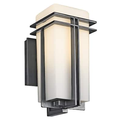 Kichler Lighting Tremillo Collection 1-light Black Outdoor Wall Lantern