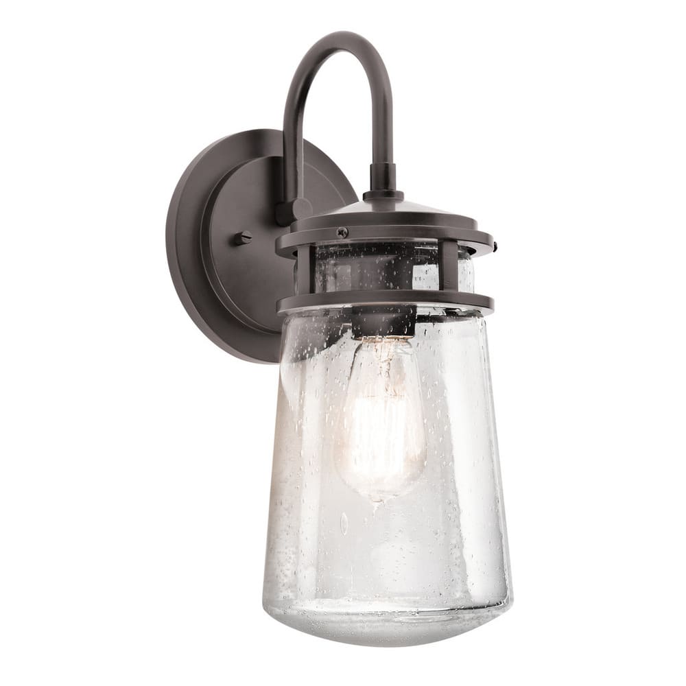 Kichler Lighting Lyndon Collection 1-light Architectural Bronze Outdoor Wall Lantern