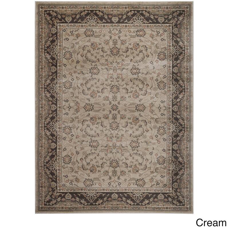 Admire Home Living Gallina Traditional Botanical Area Rug