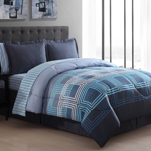 Carson Carrington Holmestrand Square 8-piece Bed in a Bag with Sheet Set
