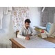 preview thumbnail 5 of 7, Handmade Trellis Wool Rug (India) - 5' x 7'