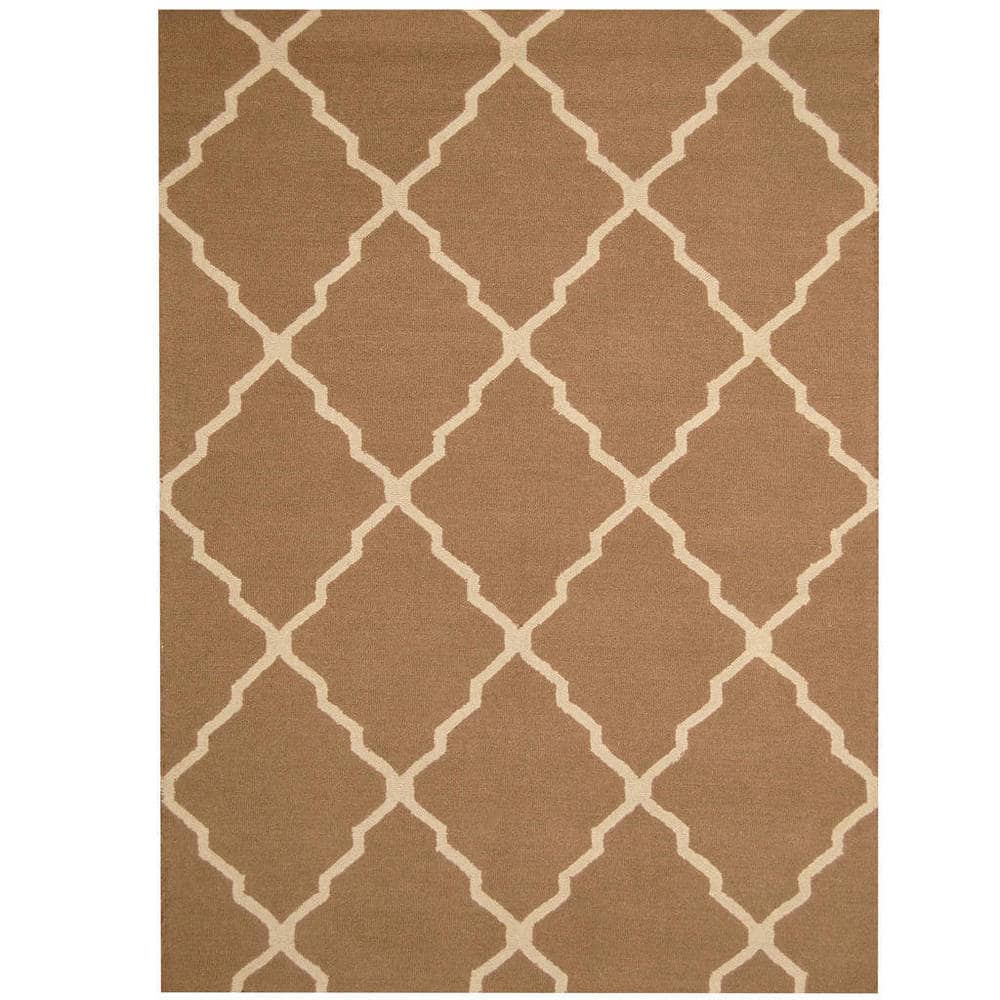 HERAT ORIENTAL 5' x 7' Handmade Trellis Wool Rug - 5' x 7'