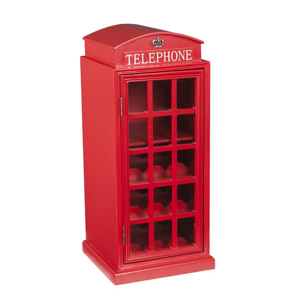 Upton Home Nigel Phone Booth Wine Cabinet Free Upton Home Nigel Phone Booth Wine Cabinet Free