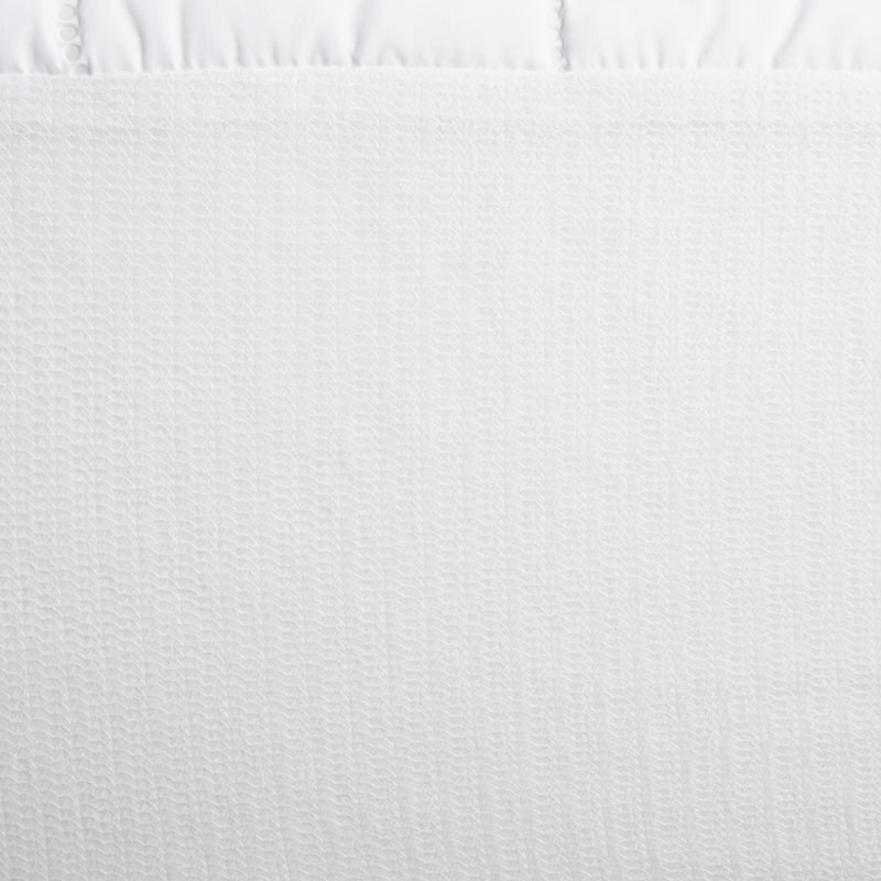 Hotel Easy Care Microfiber Mattress Pad - White