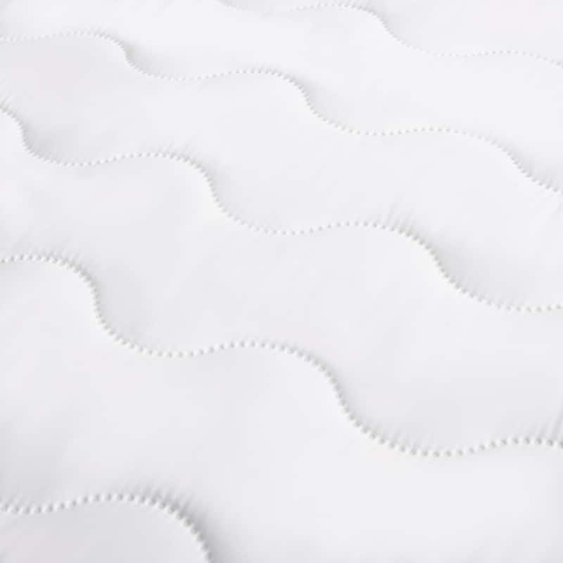 Hotel Easy Care Microfiber Mattress Pad - White