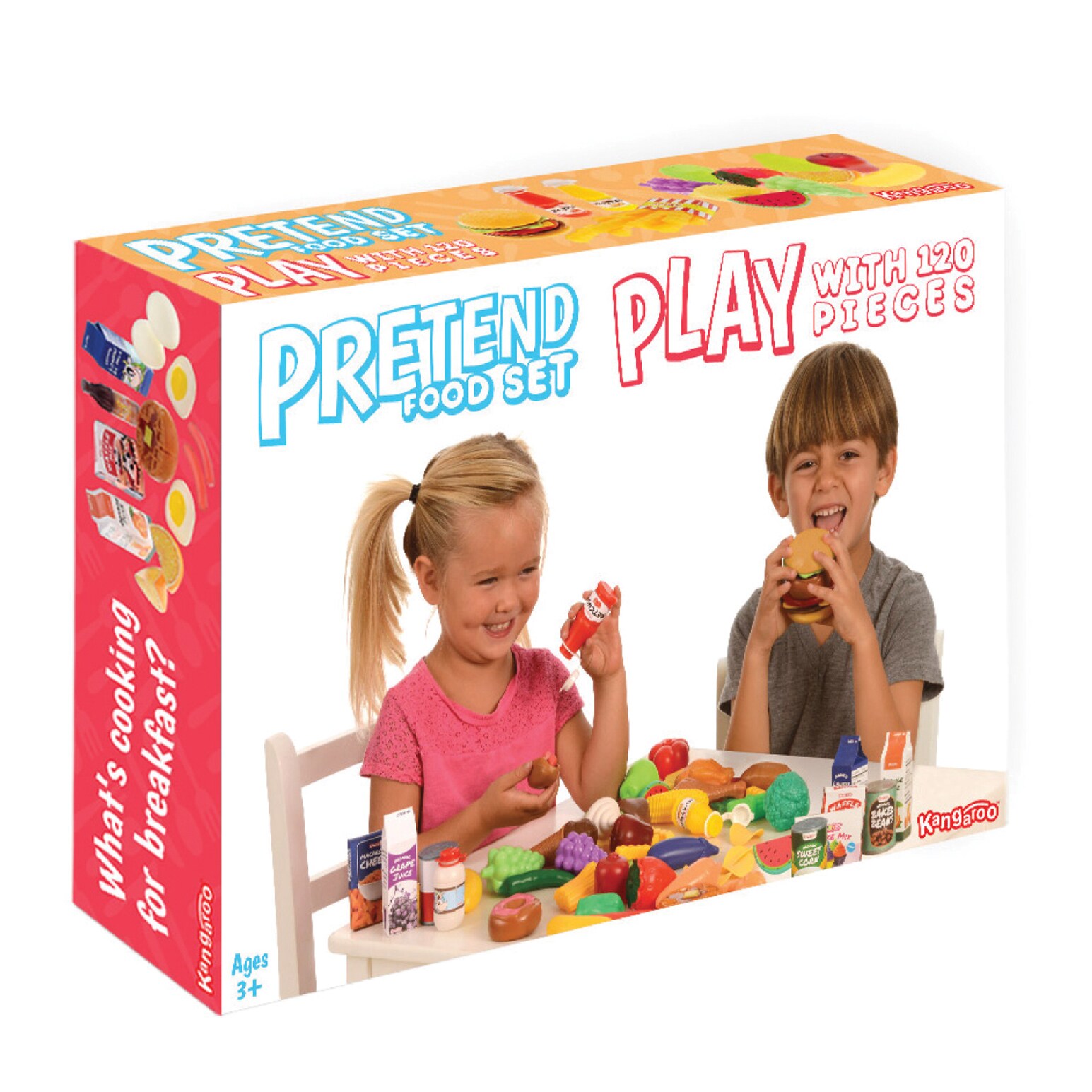 120 piece play food set