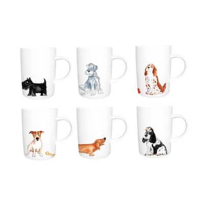Roy Kirkham Lyric Mug - Dogs Set of 6
