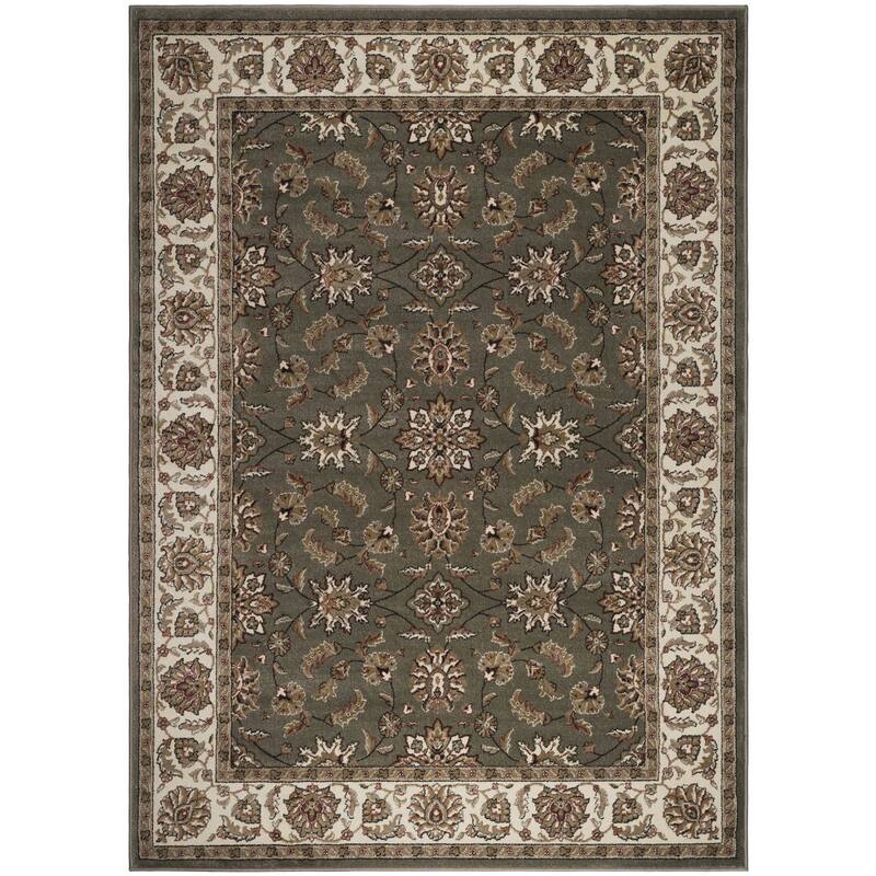 Admire Home Living Amalfi Traditional Floral Sarouk Pattern Area Rug