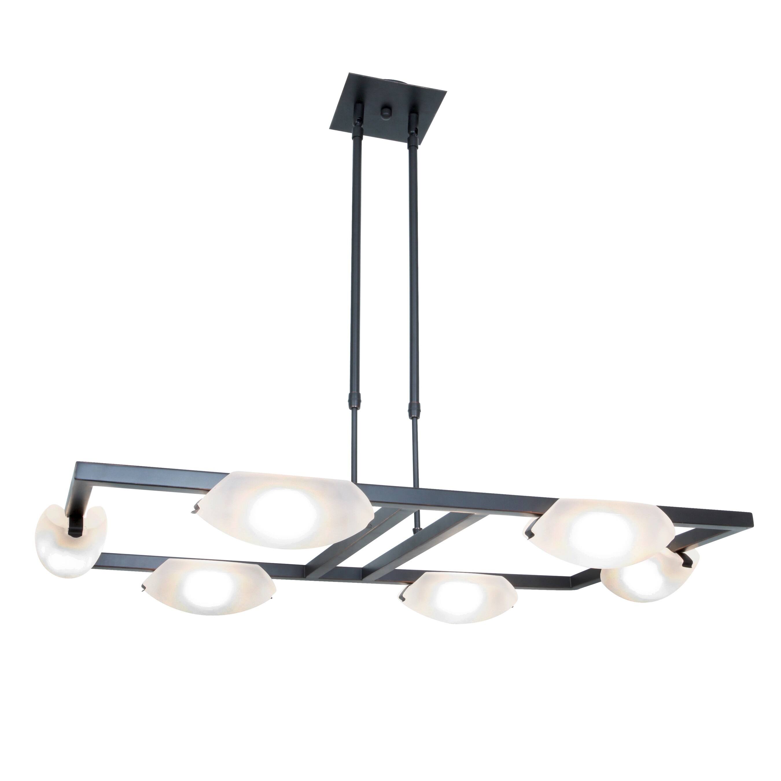 Access Lighting Nido Bronze LED Chandelier (Oil Rubbed Bronze, Frosted) - Chandeliers For Bedrooms by Overstock.com