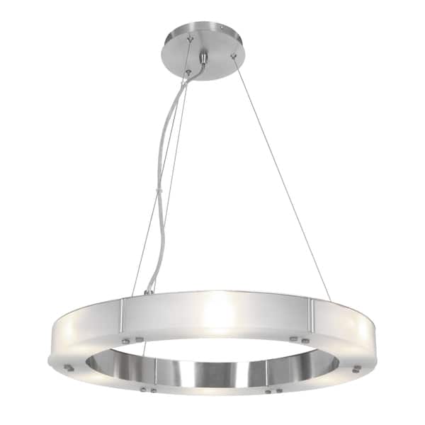 Access Lighting Oracle Steel 22 inch LED Ring Chandelier - Bed Bath ...