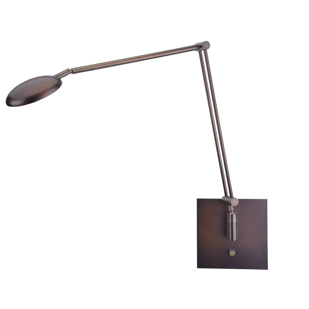 Access Lighting TaskWerx Bronze LED Reach Task Wall Lamp